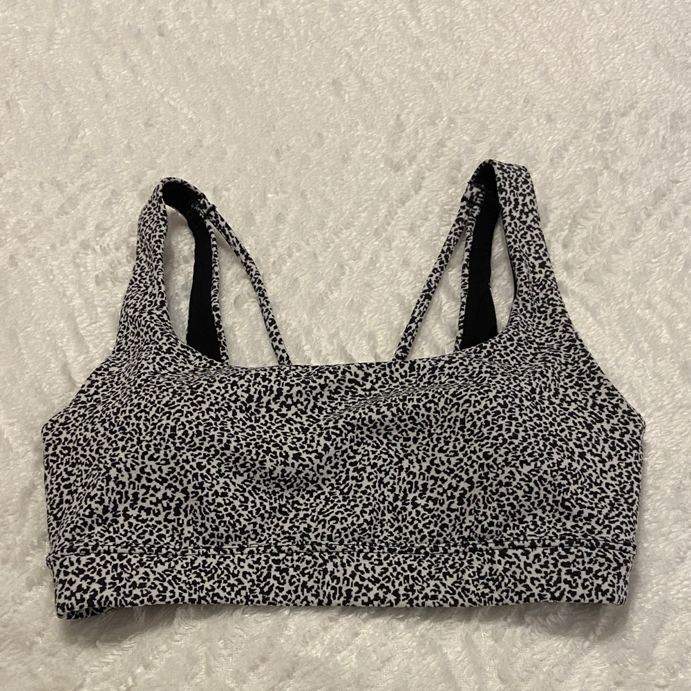 Athleta Leopard/Cheetah Print Sports Bra